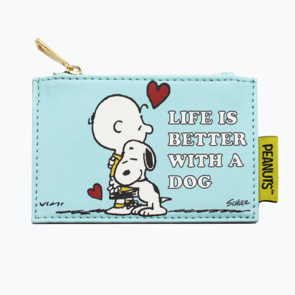 Peanuts - ‘Life is better with a Dog’ Zip Purse