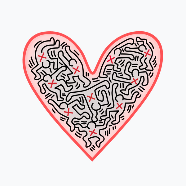 Keith Haring - 'Dance Love' x YP