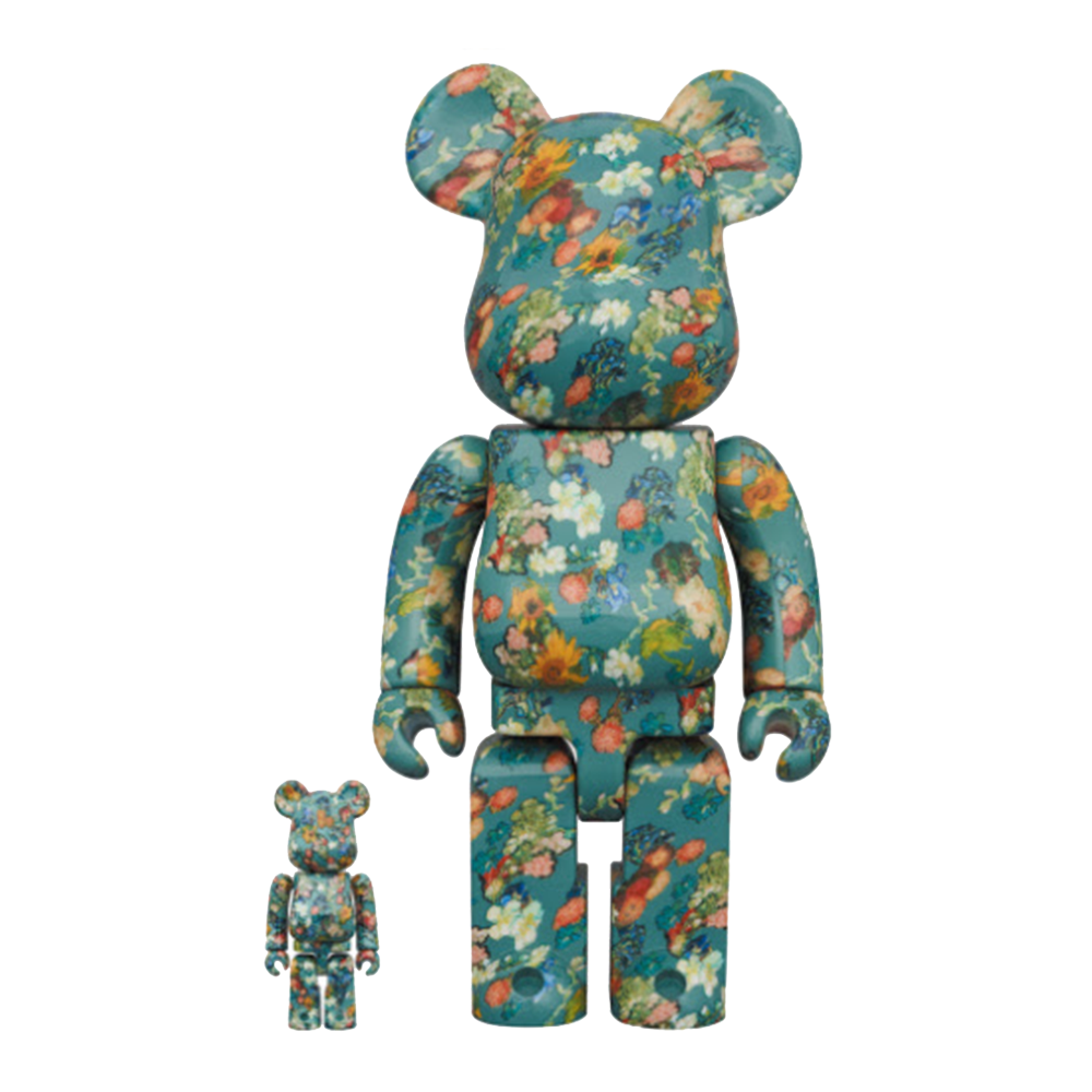 Van Gogh Museum Floral Pattern 50th Anniversary Design BE@RBRICK 400%