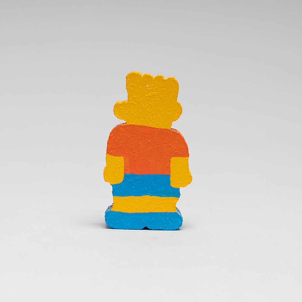 Maitoparta - 'Yellow Boy' Mini wooden sculpture