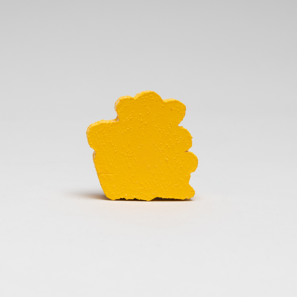 Maitoparta - 'Yellow Bird' Mini wooden sculpture
