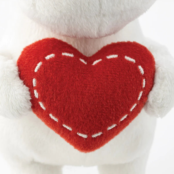 Moomin - 'Standing with Heart' Plush Toy