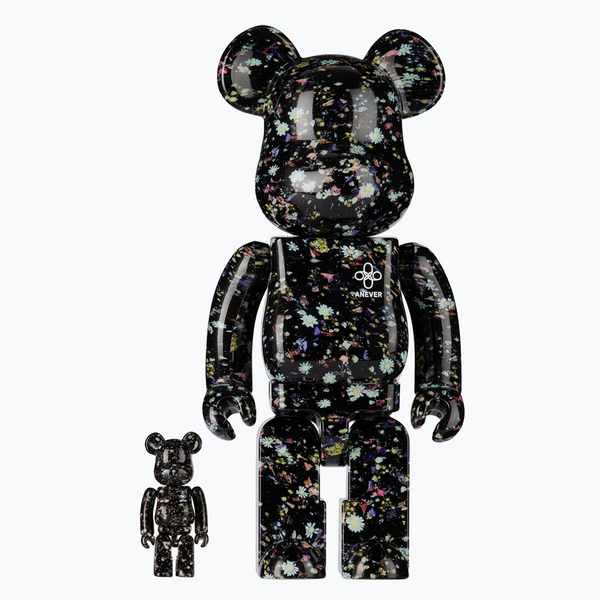 ANEVER BLACK BE@RBRICK 400% & 100%