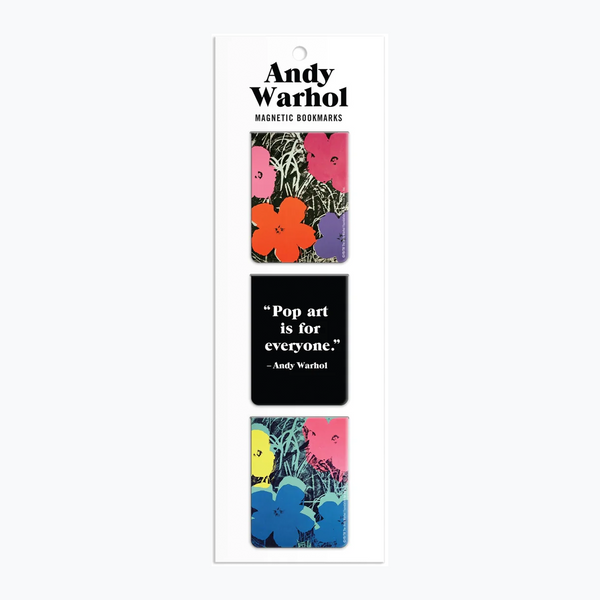 Andy Warhol  - Flowers Magnetic Bookmarks