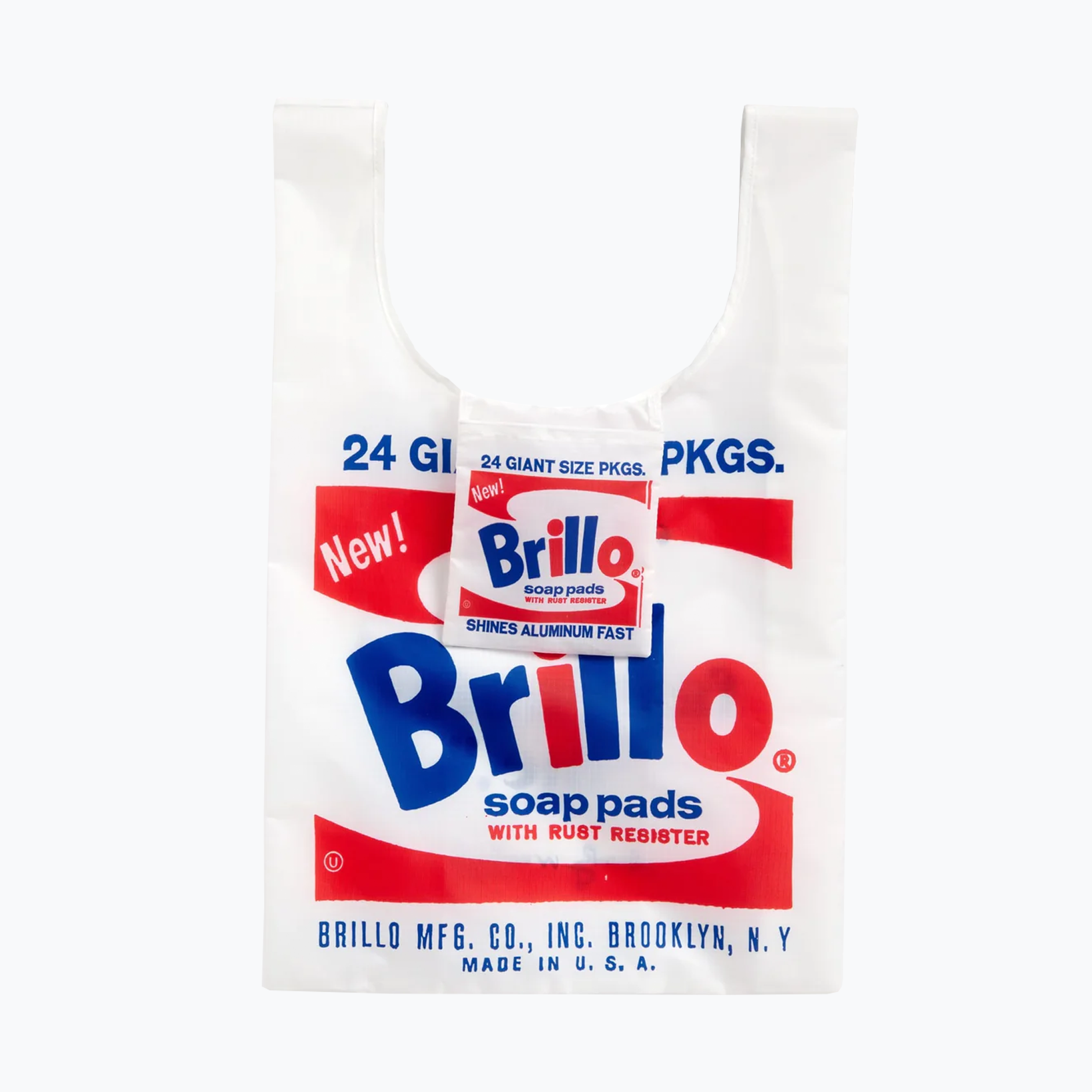 Andy Warhol-  Brillo Reusable Tote Bag