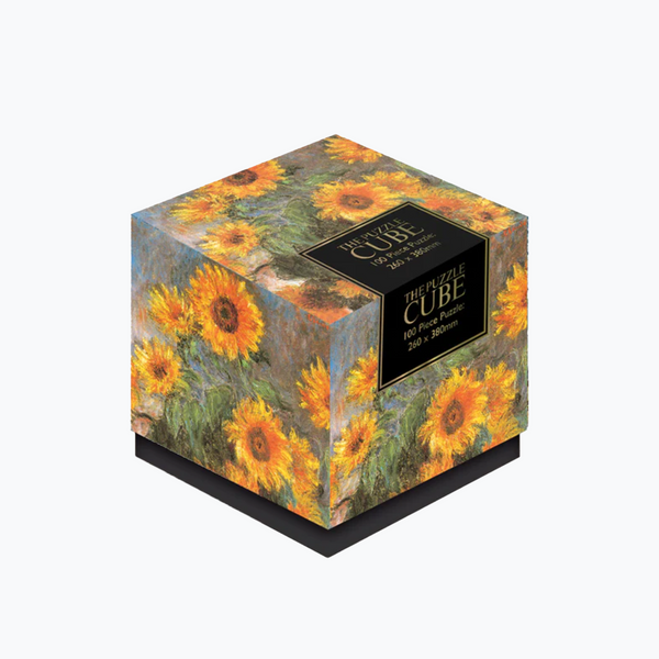 Van Gogh - 'Sunflowers' 100 Pc Cube Jigsaw