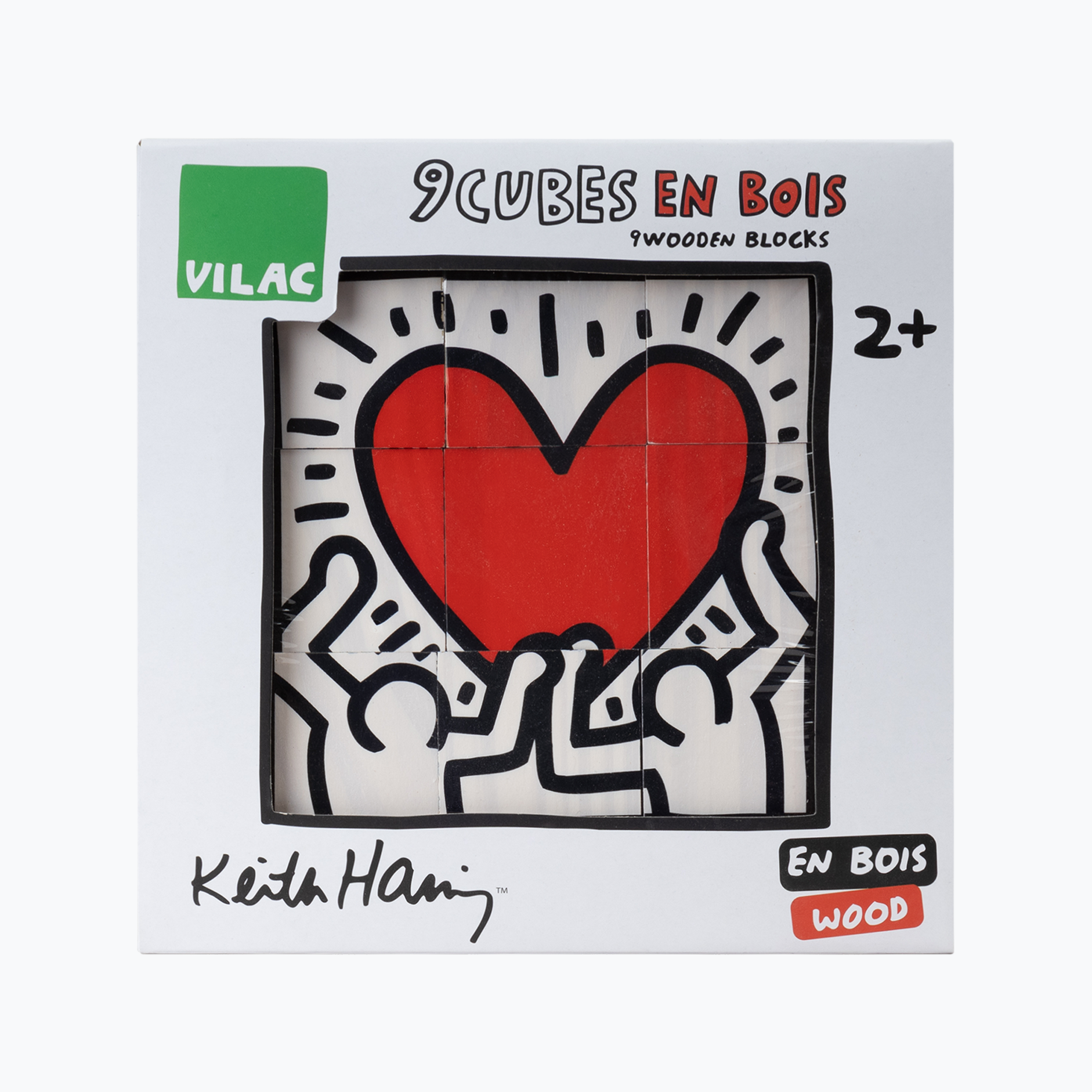 Keith Haring - 9 Cubes