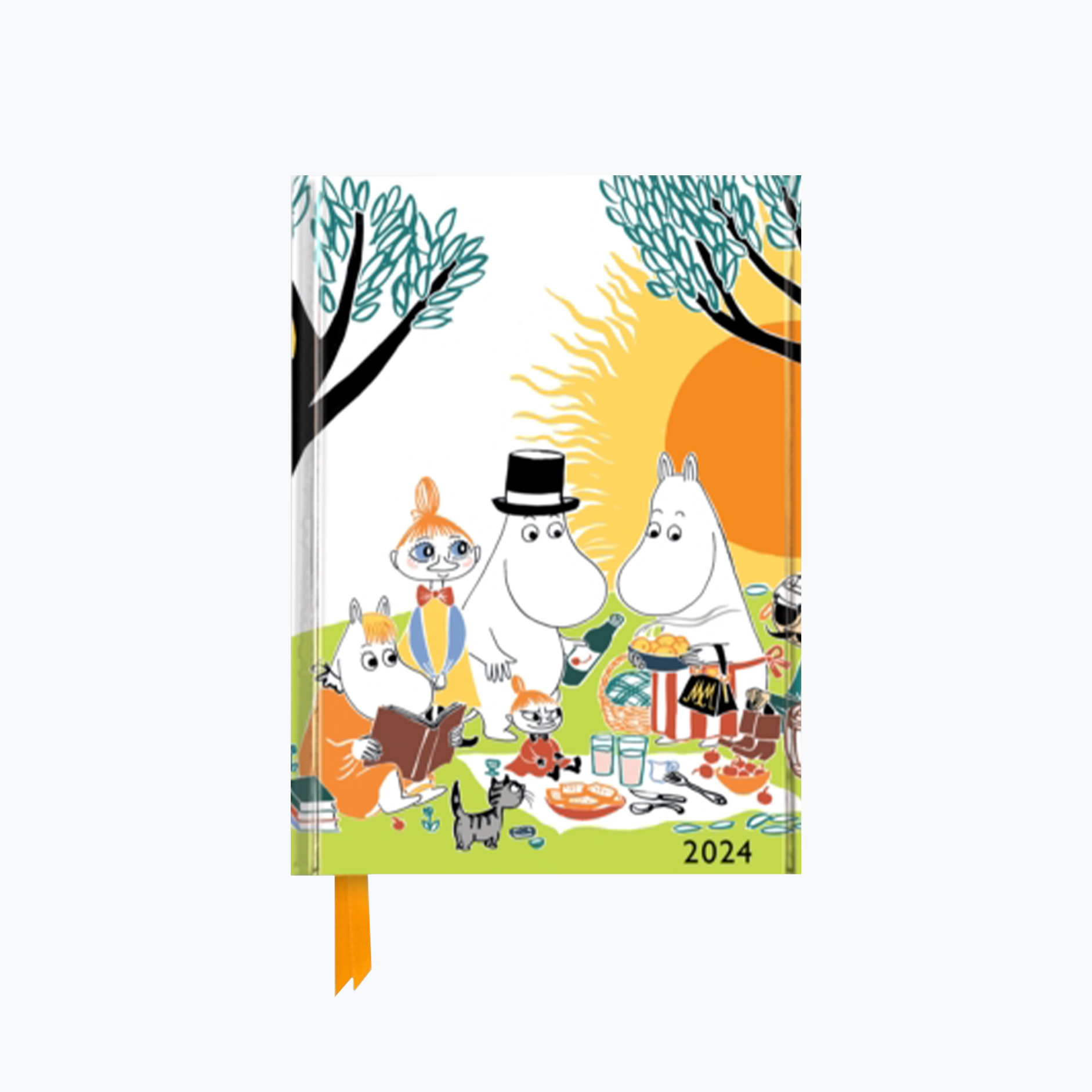 Moomin - 'Picnic' 2024 Luxury Pocket Diary - Week to View