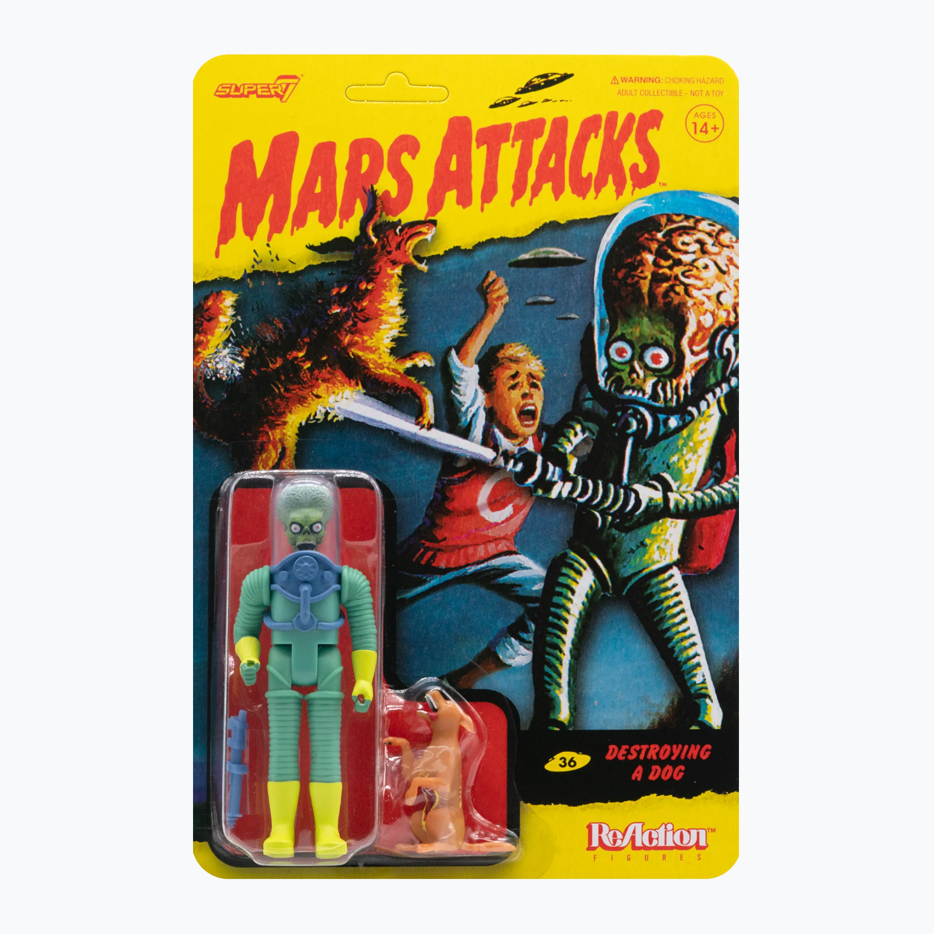 Mars Attacks - 'Destroying A Dog' Figure