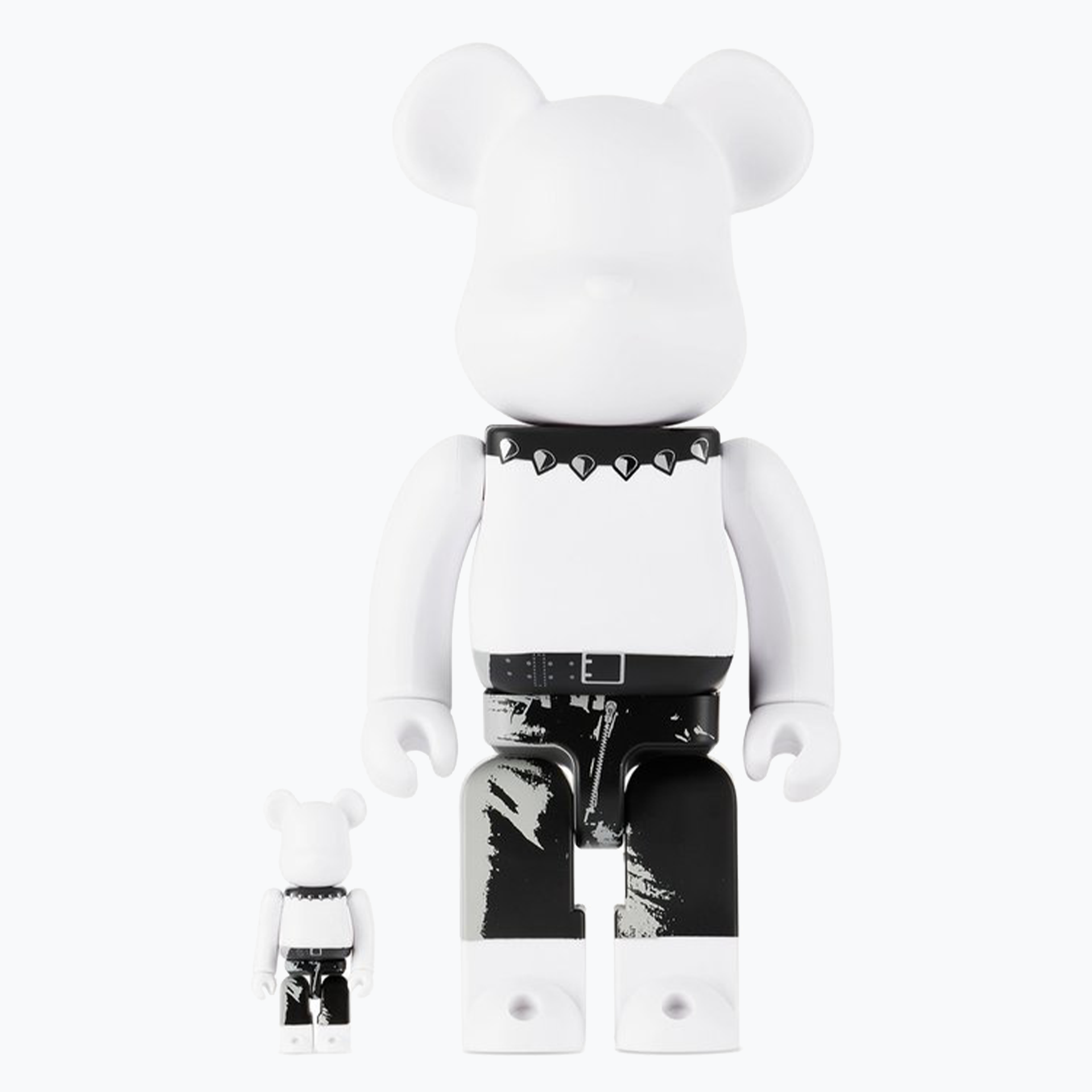 ANDY WARHOL X THE ROLLING STONES STICKY FINGERS BE@RBRICK 400% & 100%