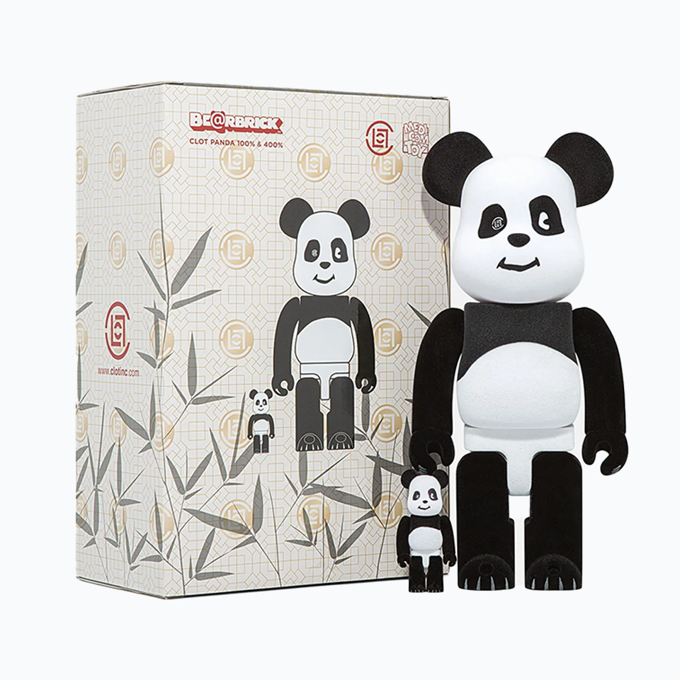 CLOT - Panda BE@RBRICK 400% & 100%