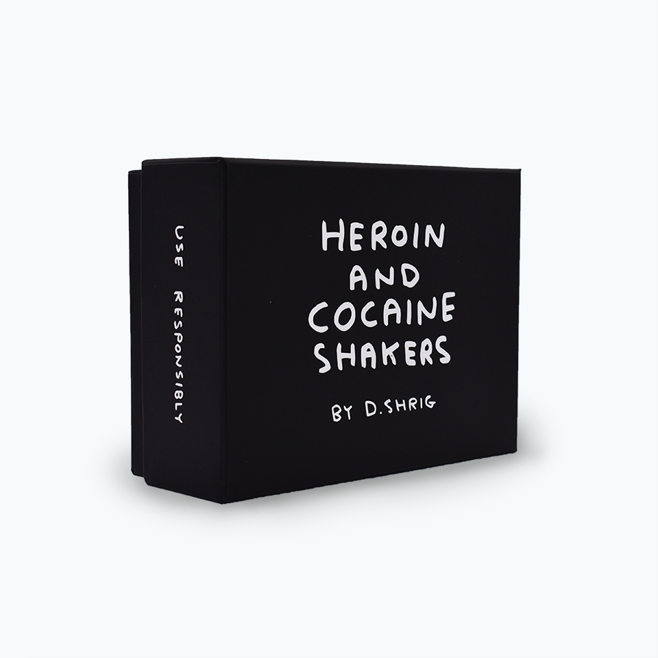 David Shrigley Heroin & Cocaine Shakers - Flexxlex Store