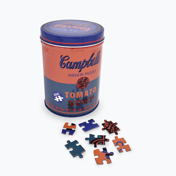 Andy Warhol Tomato Soup (Orange) Jigsaw Puzzle - Flexxlex Store