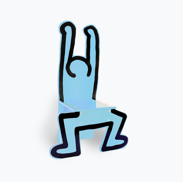 Keith Haring Children's Chair - Blue