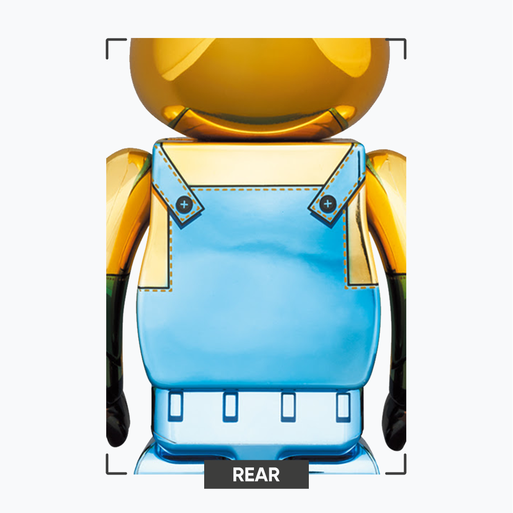 Minions : Kevin Chrome Version BE@RBRICK 400% & 100%