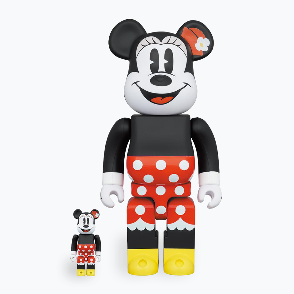 MINNIE MOUSE BE@RBRICK 400% & 100%
