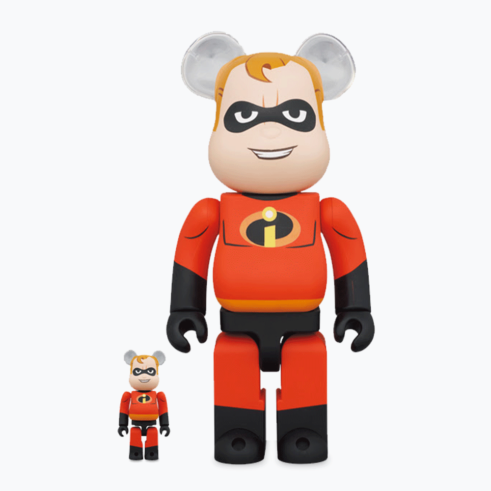 Mr Incredible BE@RBRICK 400% & 100%