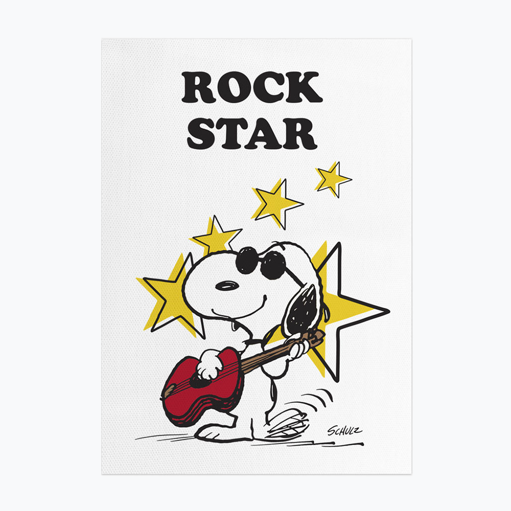 Peanuts - 'Rock Star' Tea Towel